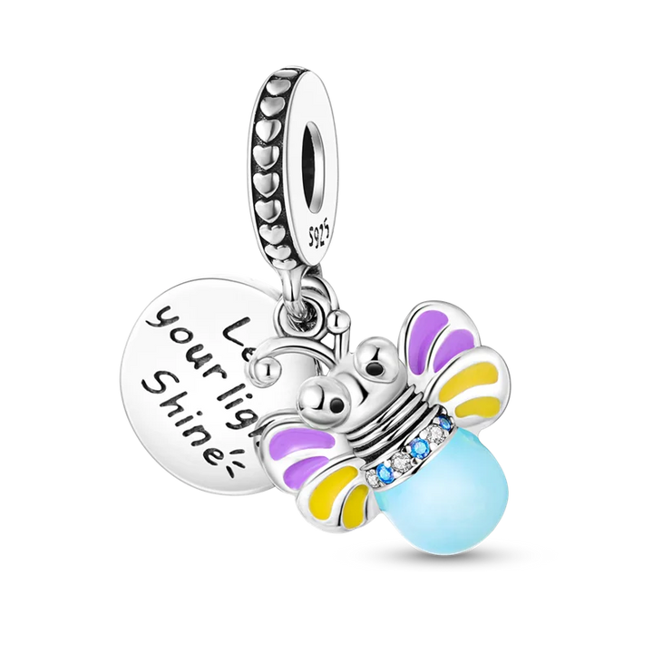 Lisslune | 925 Silver Golden Leopard Charms Beads Colorful Chameleon Rhinoceros Lion Scarab Cat Pendant Compatible with Original Pandora Bracelet Jewelry