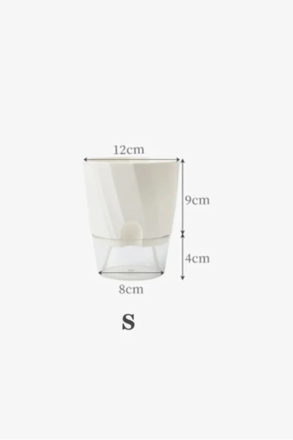 Lisslune | Transparent office plant pot