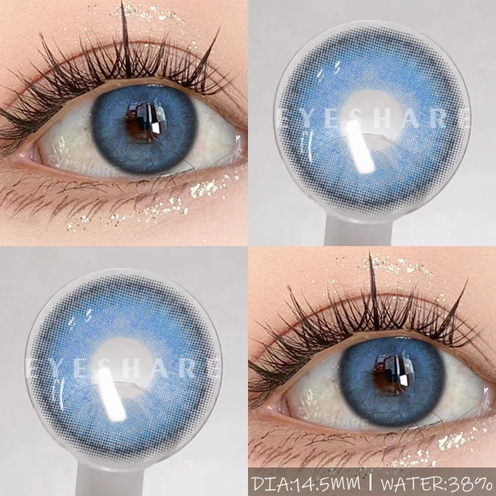 Rynx | Naturally colored contact lenses for the eyes 1 pair brown pupil contact lenses Fashion blue lenses annually cosmetic gray contact lenses