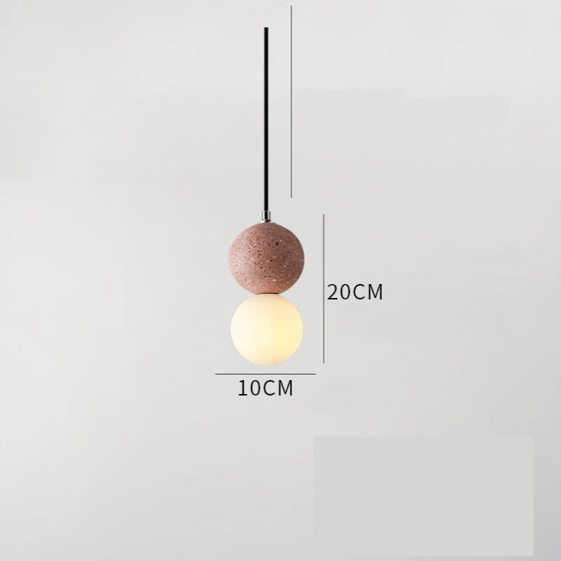 Lisslune | LumiOrb – Minimalistic Pendant Light with Glass Shade