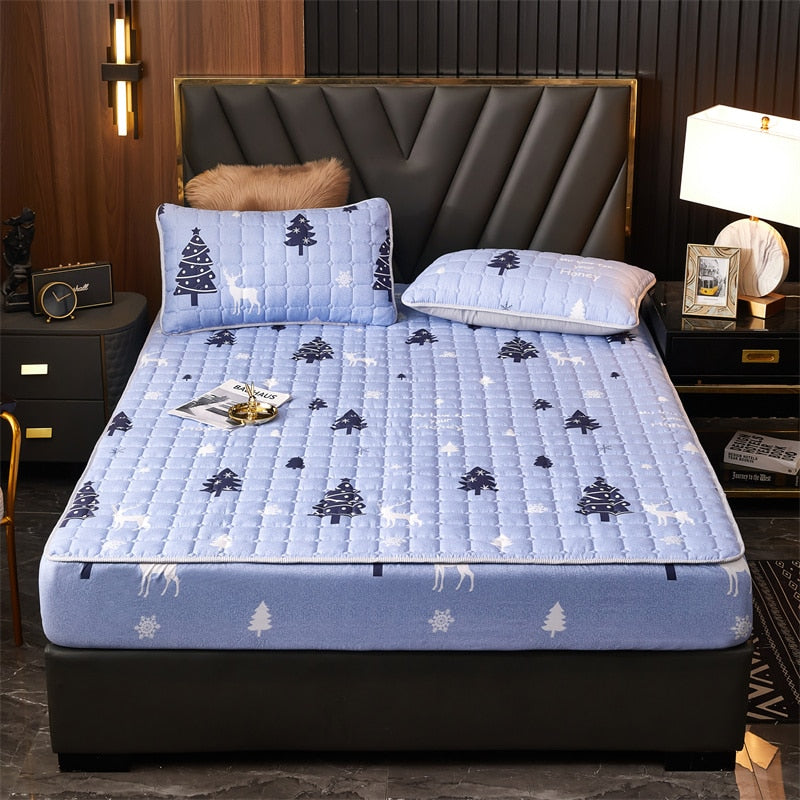 Lisslune | CozyCover padded fitted sheet for luxurious sleep