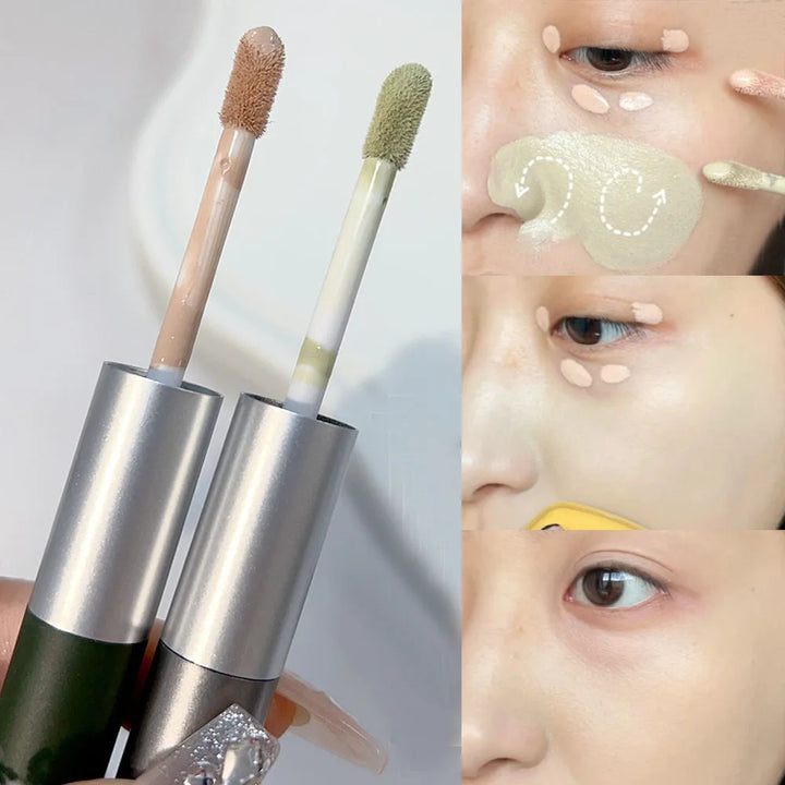 Rynx | Double-sided matte highlighter concealer stick waterproof long-lasting naturally brightening face concealer foundation cosmetics