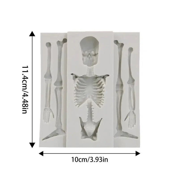 Lisslune | Creepy Creative Skeleton Silicone Mold for Baking and Crafting Adventures