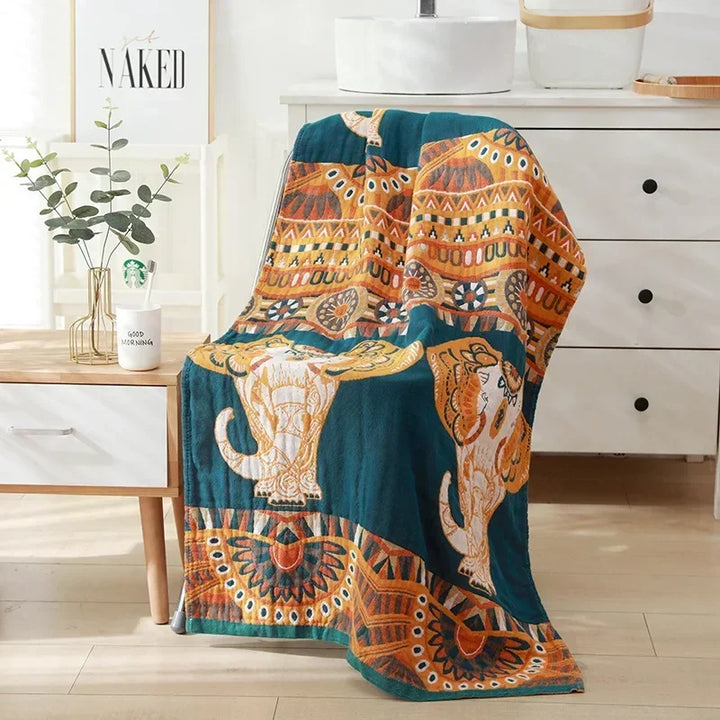 Lisslune | botanical print blanket