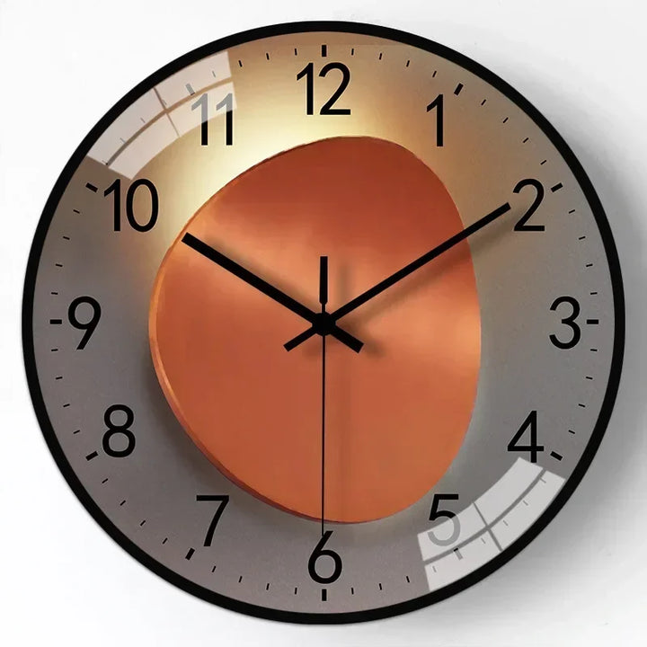Lisslune | SilentTime - Digital Wall Clock in Classic Style - 8 Inch