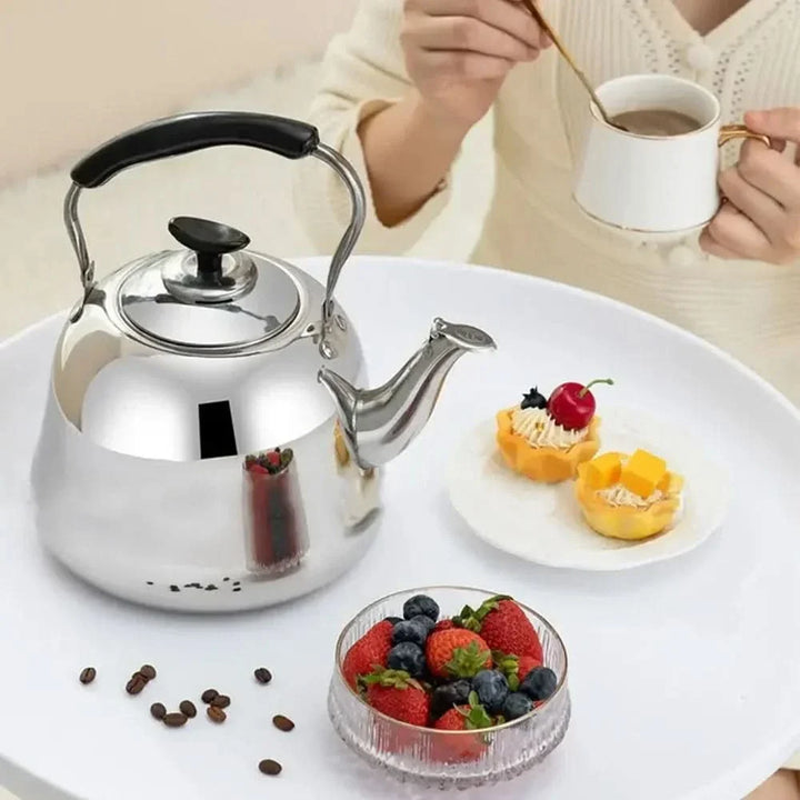 Lisslune | Stainless Steel Stovetop Kettle – Whistling Tea Kettle