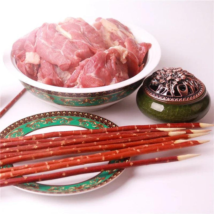 Lisslune | Premium Red Willow Skewers for Perfect BBQ Grilling