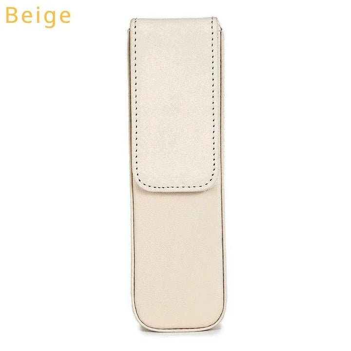 Lisslune | Elegant Real Leather Pen Organizer - Stylish Storage for Office and Travel