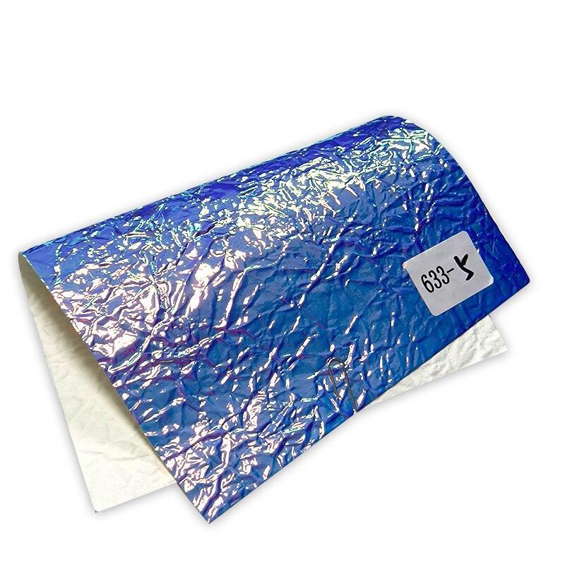 Lisslune | Shining crumpled holographic PU synthetic leather for creative creations