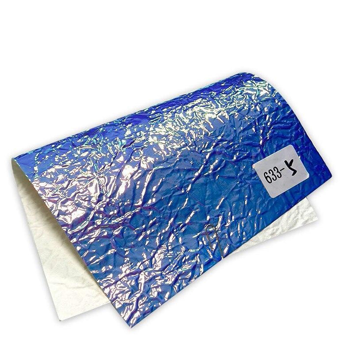 Lisslune | Shining crumpled holographic PU synthetic leather for creative creations