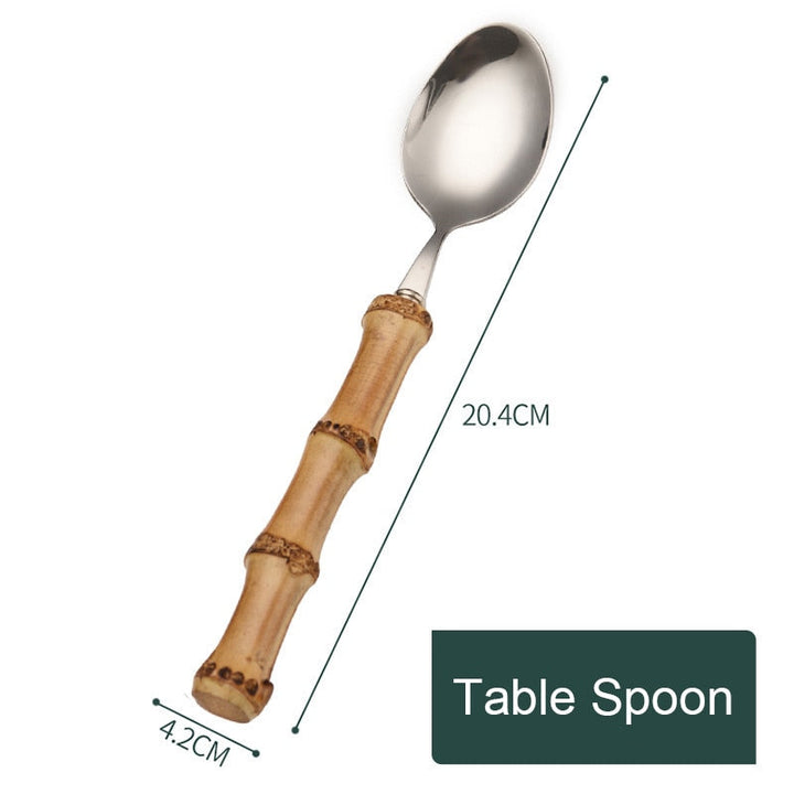 Lisslune | Creative Retro Bamboo Cutlery