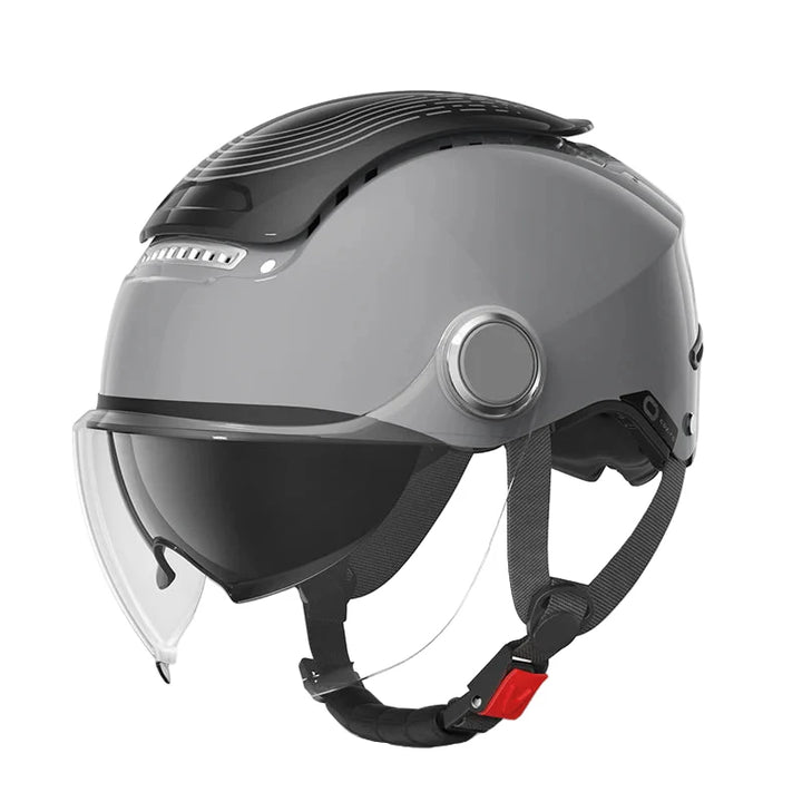 Lisslune | Open Face Motorcycle Helmet with Dual Lenses & Breathable Summer Design – RiderMax