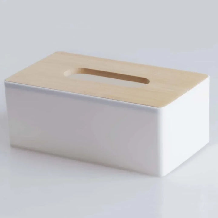 Rynx | Wood Element Box Thickened Box Office Household Paper Storage Box Elegant Car Tissue Holder Towel Dispenser Desk Decoration