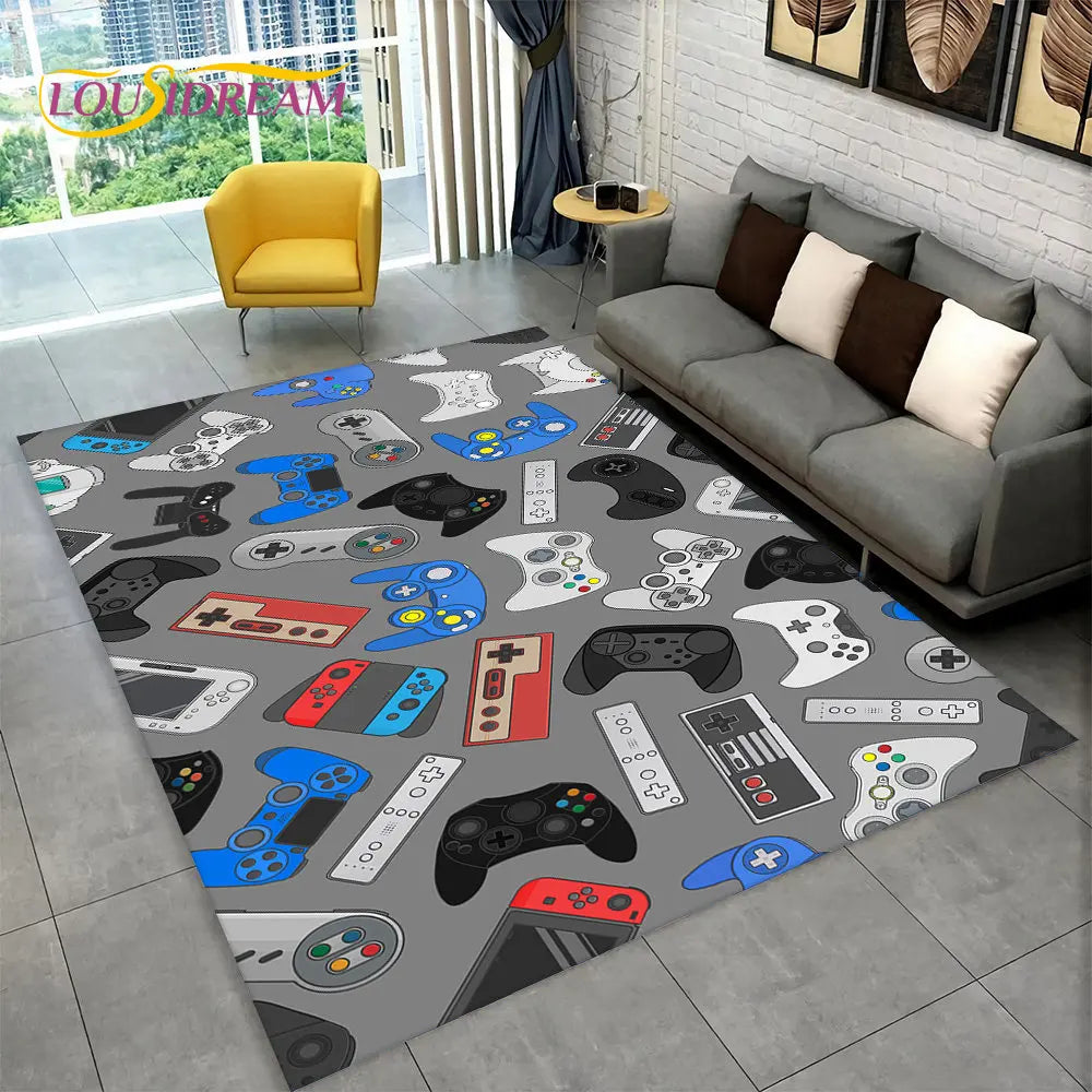 Lisslune | GameJoy Playmat – Soft 3D Gamepad Floor Mat for Children and Gamers