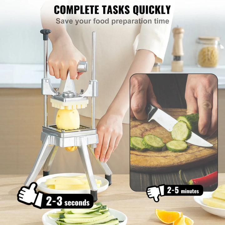 Lisslune | Manual Slicing Stainless Steel Commercial Vegetable Slicer