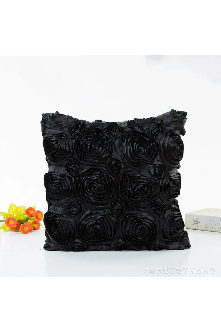 Lisslune | 3D Rose pillow cover