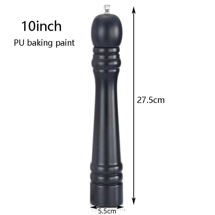 Lisslune | Elegant adjustable salt and pepper mill set made of solid wood for outdoor dining