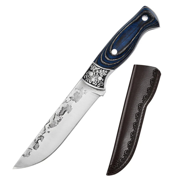 Lisslune | Forged Stainless Steel Cleaver Knife - Versatile Kitchen Chef, Meat, Fruit, BBQ, and Boning Knife with Cover