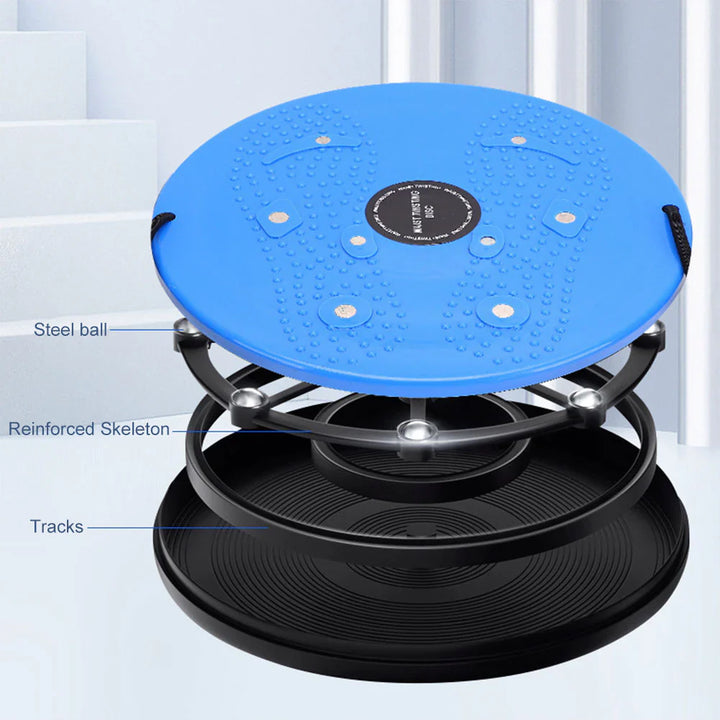 Lisslune | Waist Whisper Twisting Disc Pro | Magnetic Massage Balance Board for Core Strength & Waist Training at Home