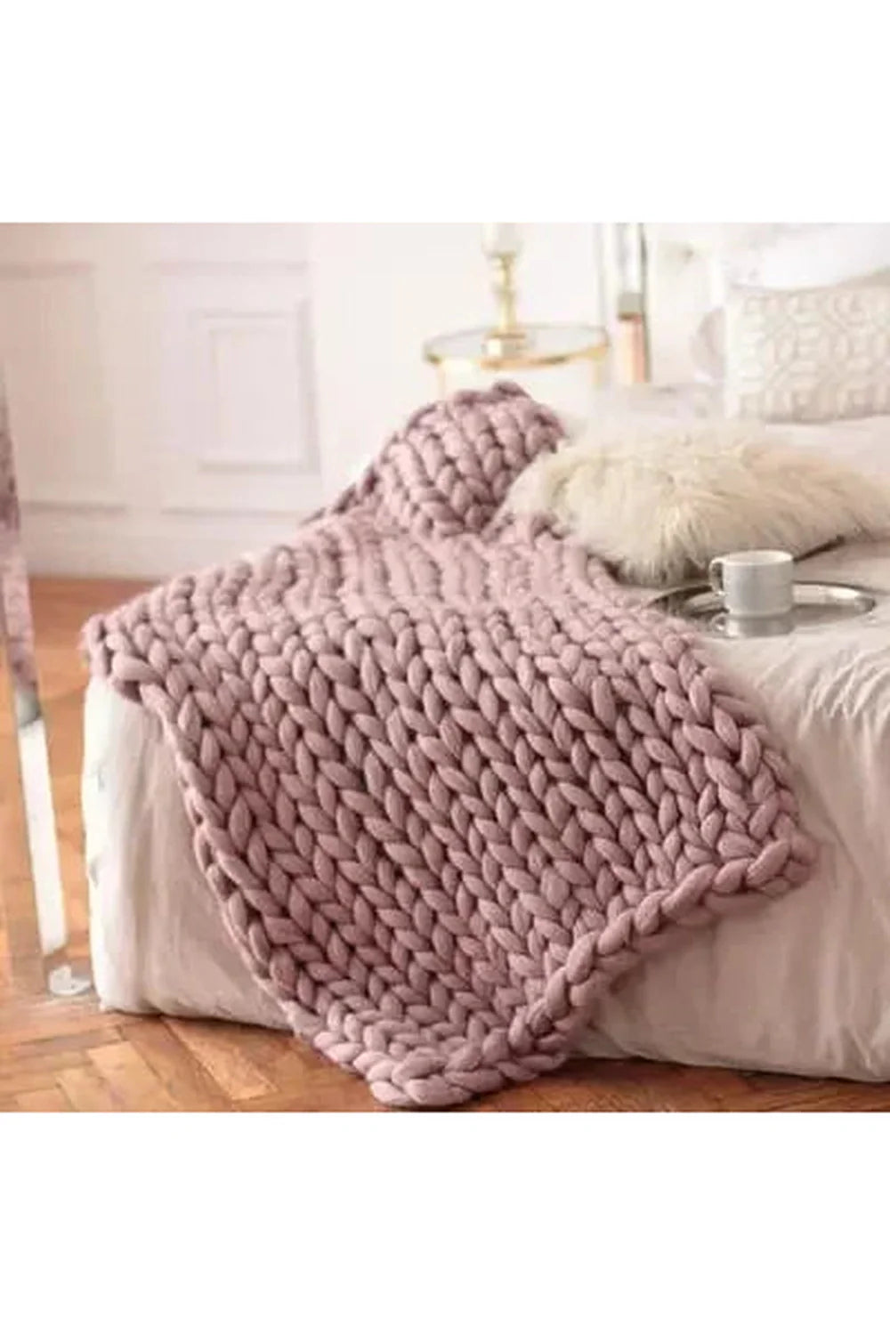 Lisslune | Chunky Knit Blanket
