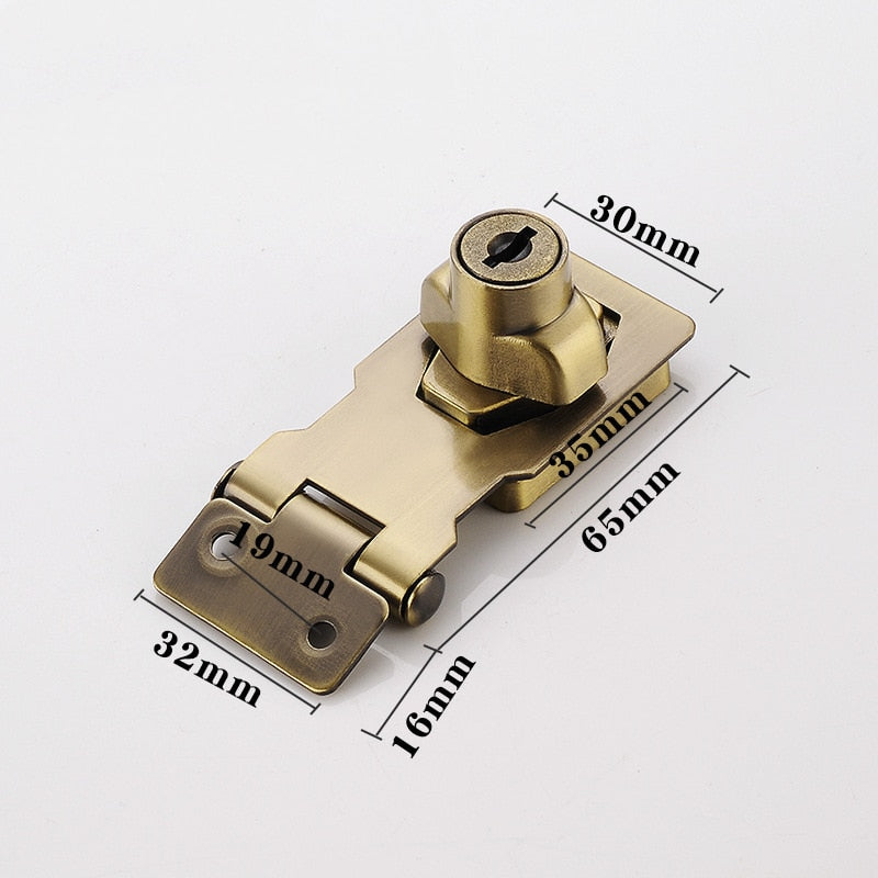 Lisslune | Cabinet Secure Stainless Steel Heavy Duty Drawer Lock