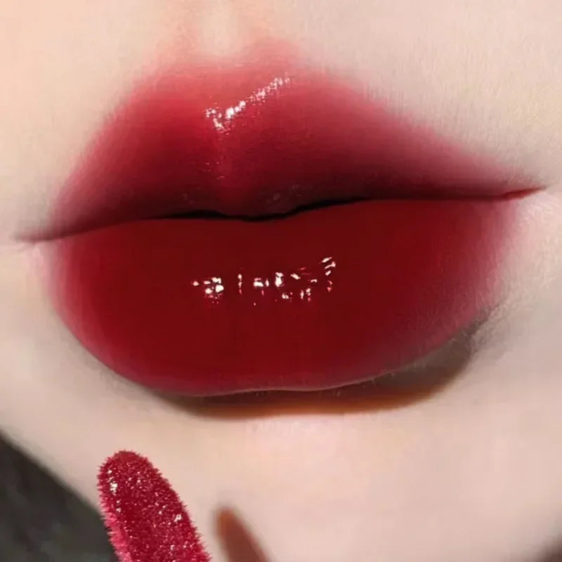 Rynx | Mirror Moisture Lip Jelly Long-lasting Transparent Jelly Black Tea Brown Lipstick Liquid Lipstick Lips Korean Makeup Cosmetics