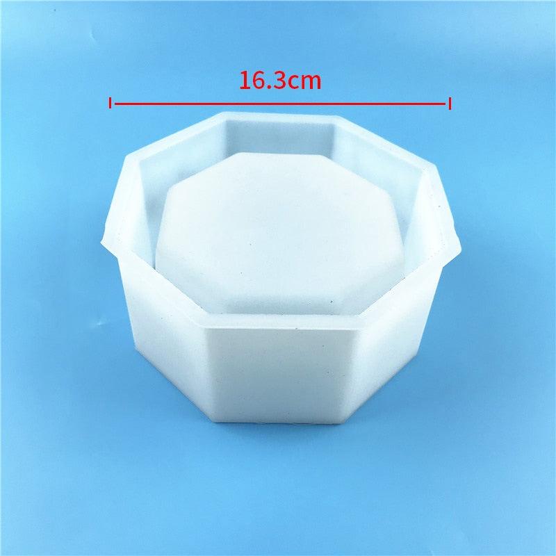 Lisslune | Silicone mold set for creative candle jars and flower planters