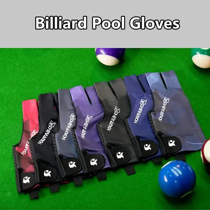 Lisslune | Left-Handed Billiard Glove - Three-Finger Design for Outstanding Performance