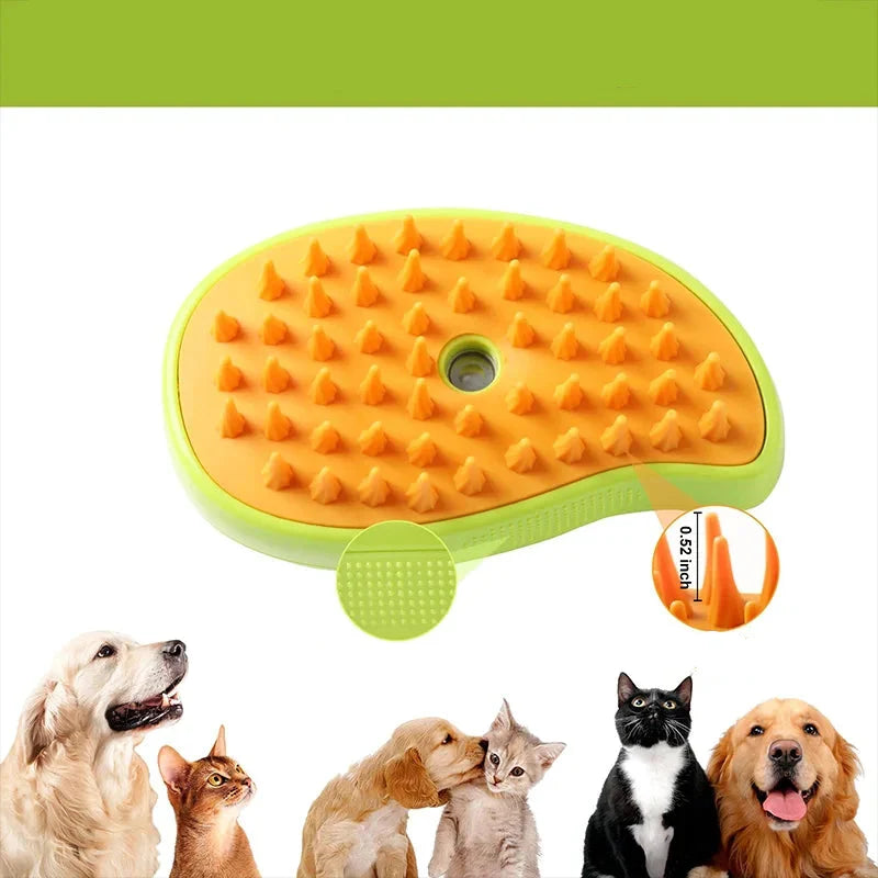 Lisslune | Cat fur care brush with water sprayer