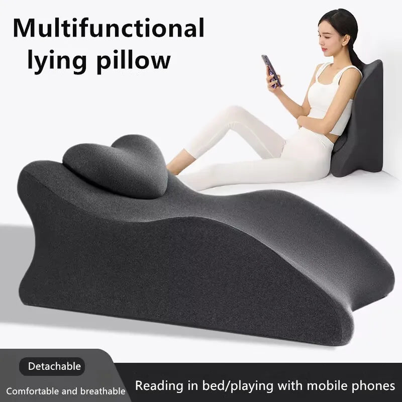Lisslune | Adjustable Lie-On-The-Bed Multitask Pillow