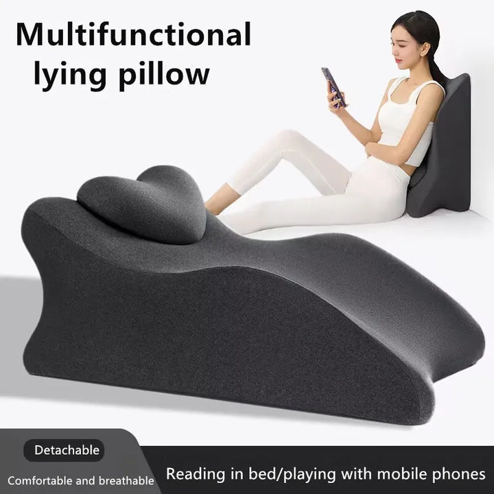 Lisslune | Adjustable Lie-On-The-Bed Multitask Pillow