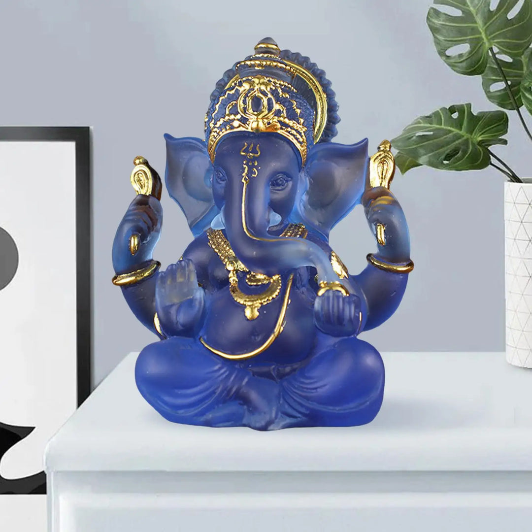 Lisslune | Rare colored semi-transparent Ganesh statues for luck in your home