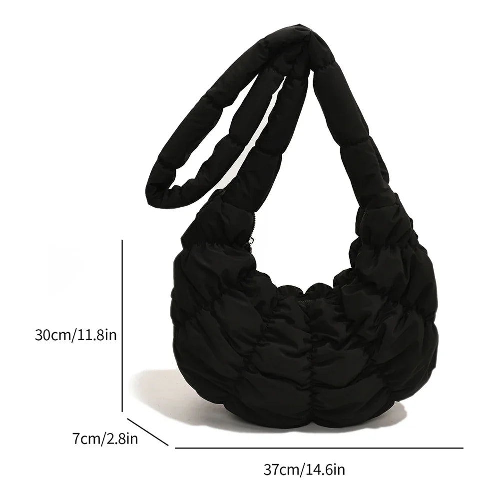 Lisslune | Puff Croissant Shoulder Bag