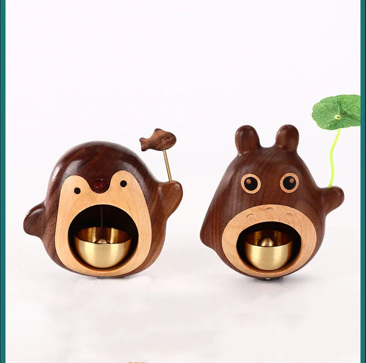 Lisslune | Wooden Penguin Cute Doorbell