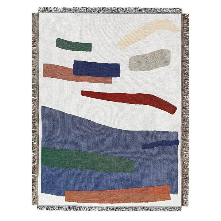 Rynx | Textile City Ins Musical Note Blanket Home Decor Wall Tapestry Abstract Nordic Minimalist Geometric Creative Blanket 130*160