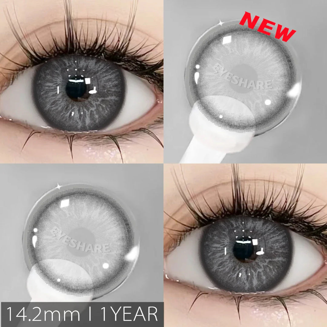 Rynx | New colored contact lenses for eyes 2 pieces blue colorful beautiful pupils green color lenses annually brown contact lenses 14.2 mm