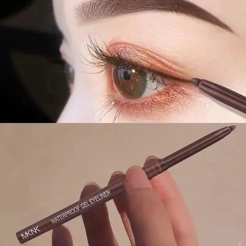 Rynx | 1Pcs Black Brown Sexy Long-lasting Eyeliner Pencil Waterproof Pigment Pink Eyeliner Pencil Women's Fashion Color Eye Makeup Cosmetics