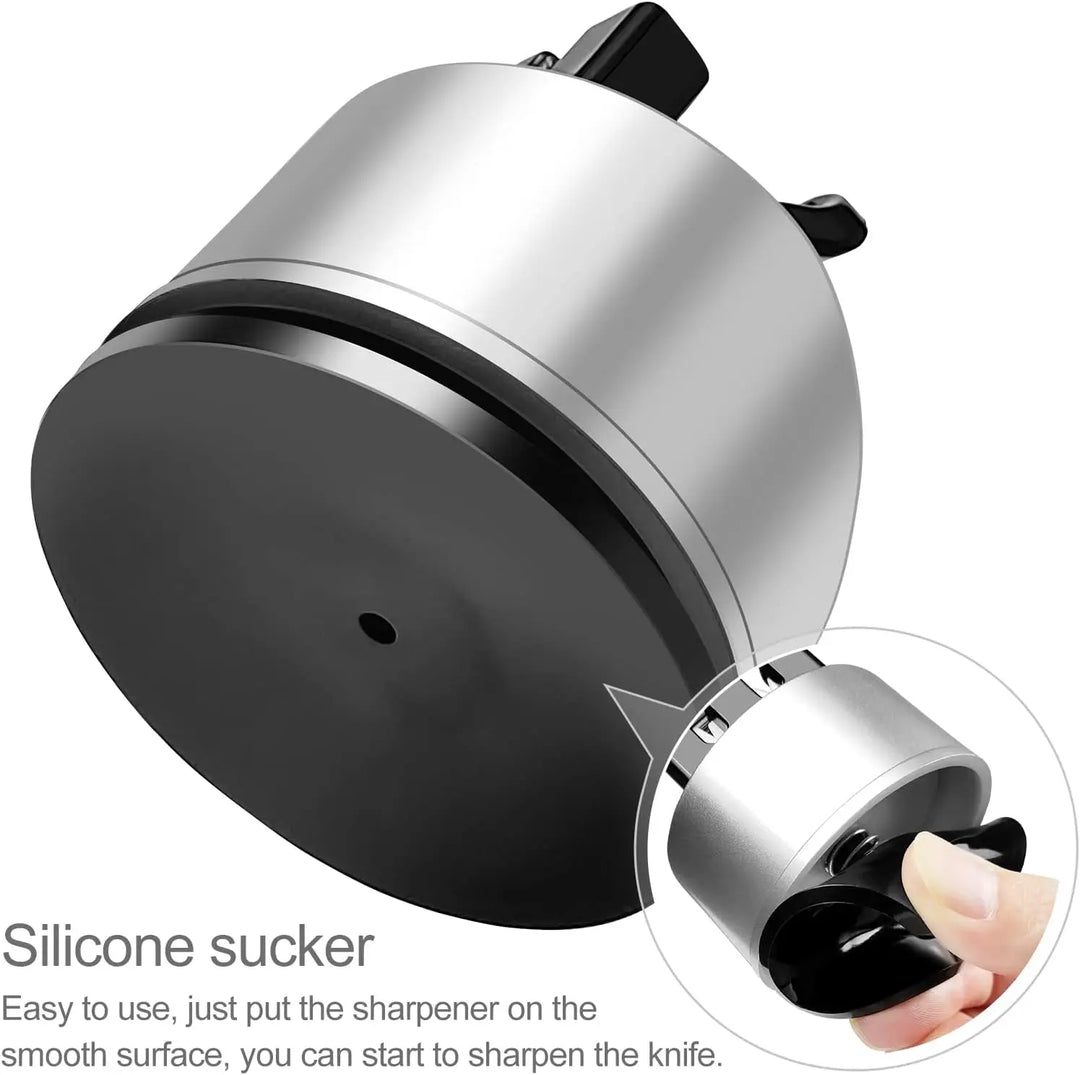 Lisslune | Non-Slip Pocket Size Chef's Quick Knife Sharpener