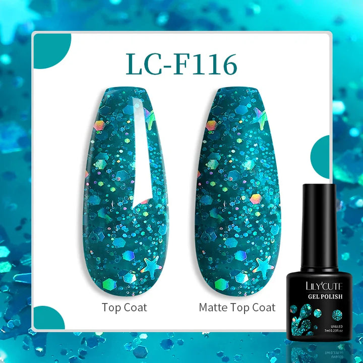 Rynx |7ML Snowlight Cat Magnetic Gel Nail Polish Grow-In-Dark Reflection Glitter Laser Semi-Permanent Soak Off UV Gel Nail Polish