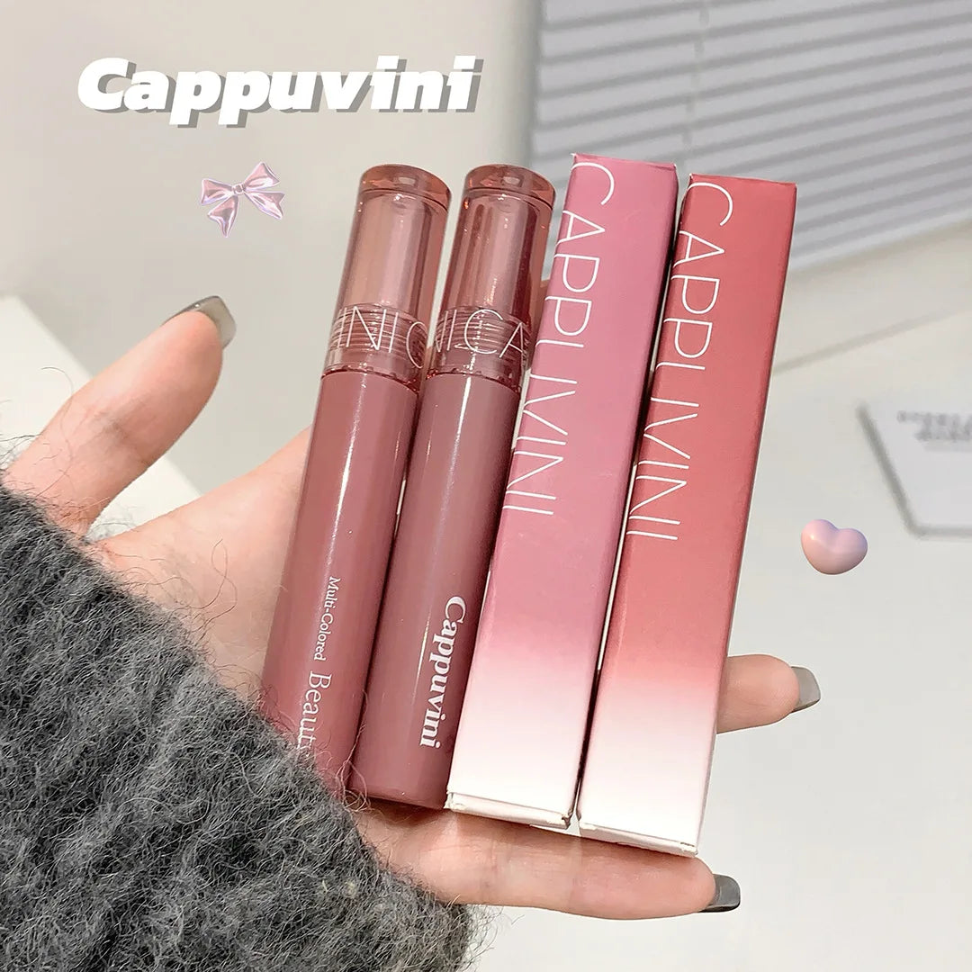 Rynx | New 6 Colors Mirror Coloring Lip Gloss Moisturizing Liquid Lipstick Waterproof Long-lasting Red Lip Color Korean Makeup Cosmetics