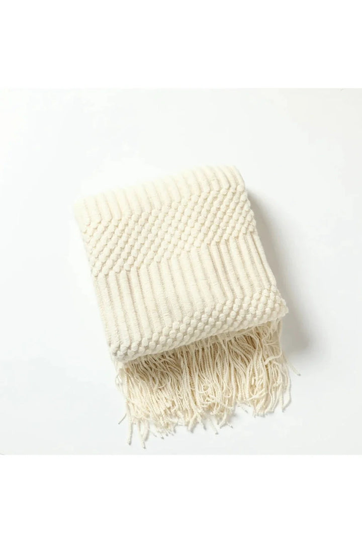 Lisslune | dune textured throw blanket
