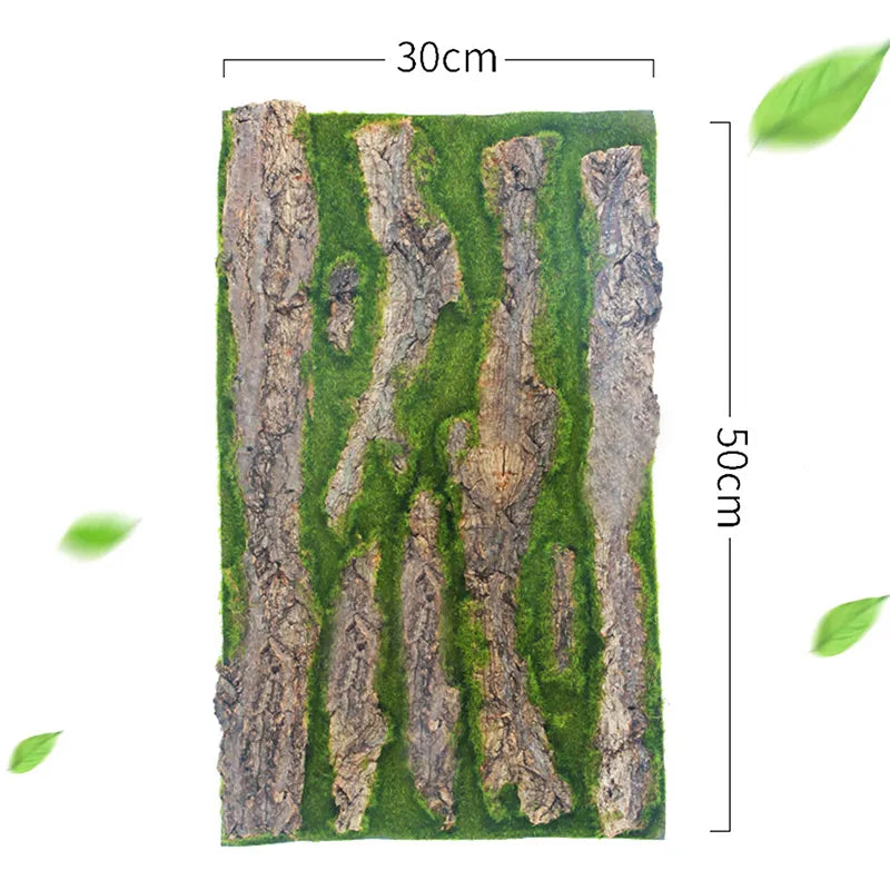 Lisslune | DIY Wall Decoration Green Plant Bark