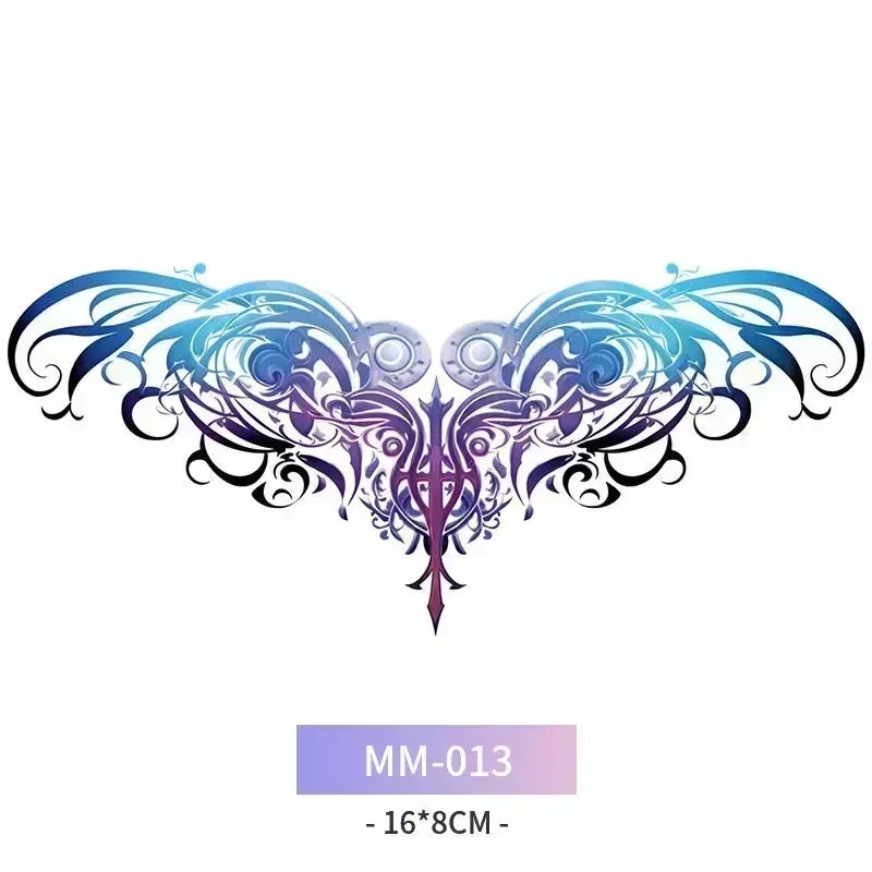 Rynx | 6-Piece Waterproof Tattoo Sticker Set Long-lasting Artificial Tattoo Girls 3D Artificial Sex Womb Tattoo for Women Temporary Abdomen섹스타투스티커 Product