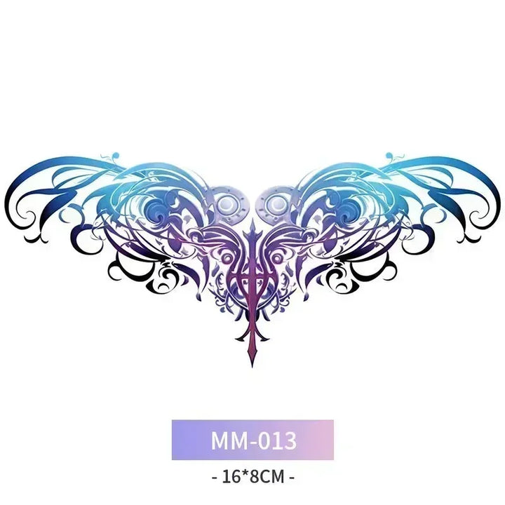 Rynx | 6-Piece Waterproof Tattoo Sticker Set Long-lasting Artificial Tattoo Girls 3D Artificial Sex Womb Tattoo for Women Temporary Abdomen섹스타투스티커 Product