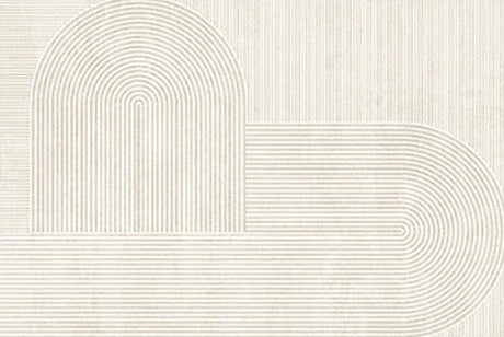 Rynx | Minimalist Beige Art Stripe Carpet Comfortable Luxury Bedroom Rugs Soft Large Area Living Room Carpet Abstract Lines Balcony Rugs