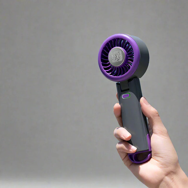 Lisslune | Skye Mini Fan with Cooling Plate – Portable Fan with 100 Speeds and Adjustable Breeze