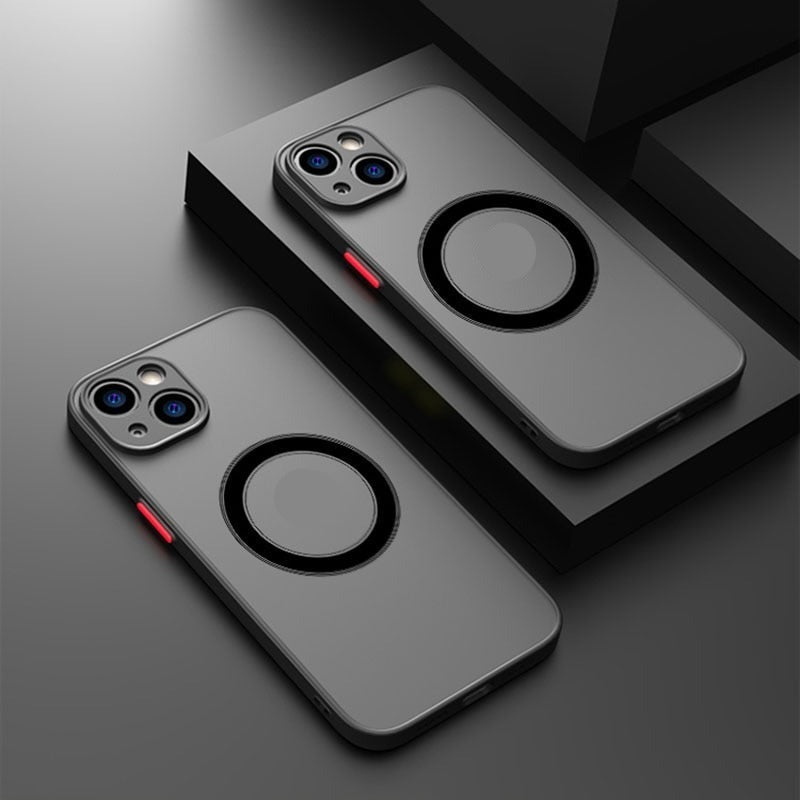 Lisslune | Mattes magnetic iPhone protective case for MagSafe inductive charger