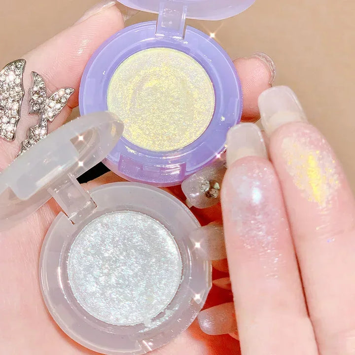 Rynx | Diamond Glitter Monochrome Eyeshadow Palette Color Changing Eyeshadow Highlighter Sequins Waterproof Long-lasting Eye Makeup Pigments