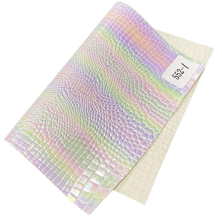Lisslune | Lively Metallic Crocodile Texture Synthetic Leather Craft Kit