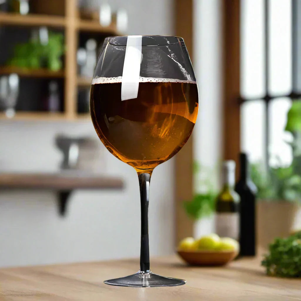 Lisslune | Huge 106 Oz Wine Glass and Beer Mug Combo - 3000ML Extra Large Crystal Glass for Parties, Weddings, and Celebrations